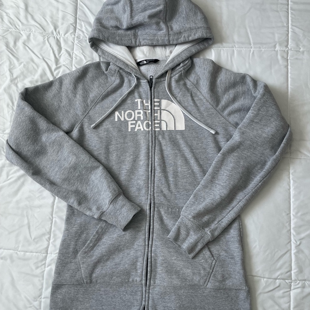 Women’s North Face Zip up sweatshirt